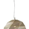 Hängelampen|Wohnzimmerlampen*Searchlight Hängelampe in Gold Metallic E27 D: 32 cm Metall Modern