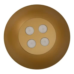 Nowodvorski Hängelampe in Weiß Gold matt Ø 50 cm für 4x GX53< Hängelampen|Esszimmer Lampen