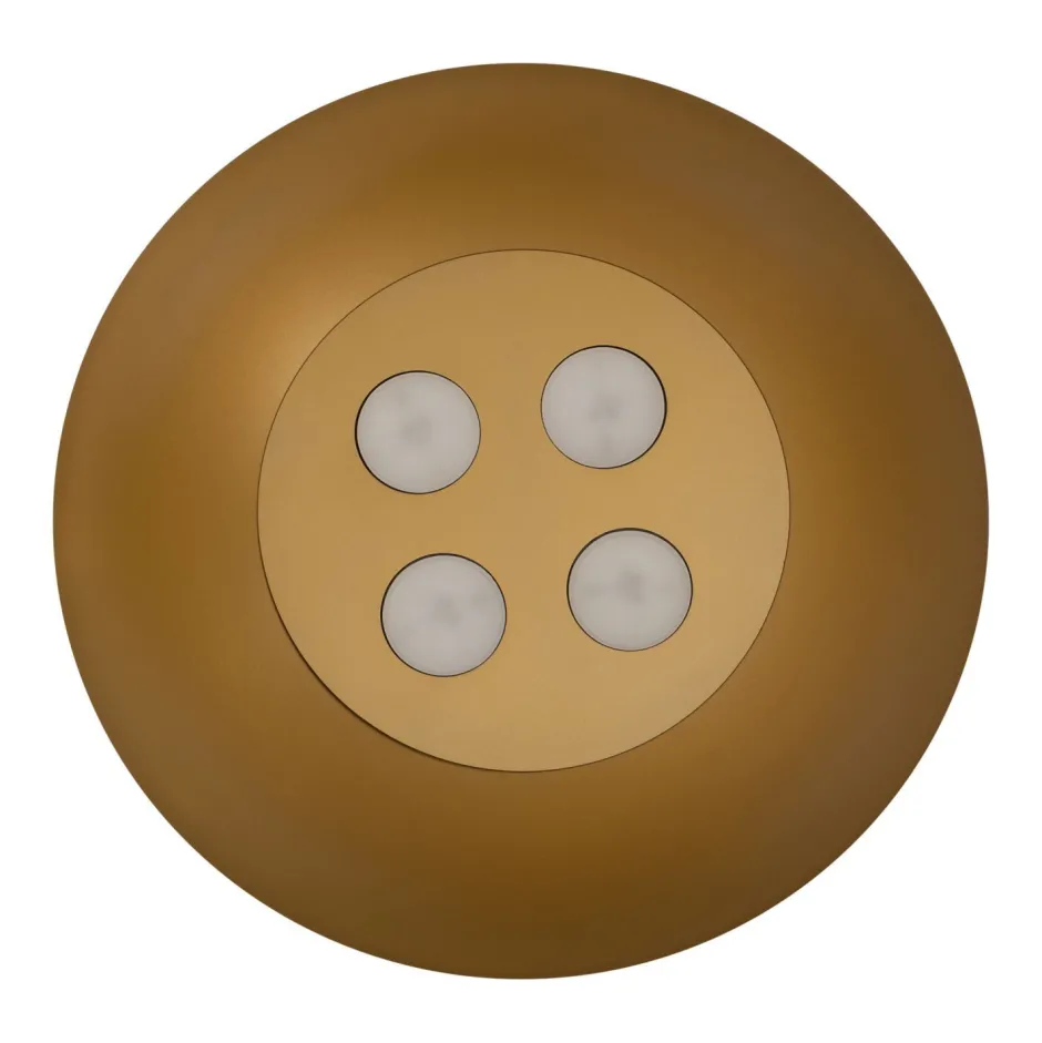 Nowodvorski Hängelampe in Weiß Gold matt Ø 50 cm für 4x GX53< Hängelampen|Esszimmer Lampen