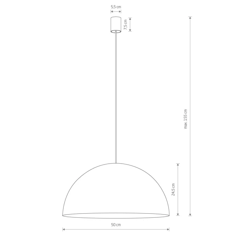 Nowodvorski Hängelampe in Weiß Gold matt Ø 50 cm für 4x GX53< Hängelampen|Esszimmer Lampen