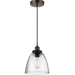 Industrie Lampen|Vintage Lampen*Elstead Hängelampe Küche Esstisch Glas Industrial Look