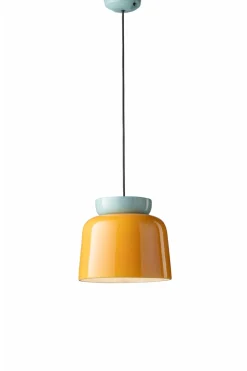 Wohnzimmerlampen|Keramiklampen*Ferroluce Hängelampe Keramik D: 27,5 cm rund H: max. 145 cm E27