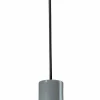 Ferroluce Hängelampe Keramik E27 D: 22,5 cm H: max. 146,5 cm Grau< Wohnzimmerlampen|Keramiklampen