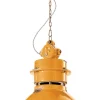 Wohnzimmerlampen|Keramiklampen*Ferroluce Hängelampe Keramik E27 H: max. 140 cm Gelb Shabby Antik
