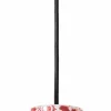 Wohnzimmerlampen|Esszimmer Lampen*Ferroluce Hängelampe Keramik E27 rund D: 8 cm Rot Muster Retro