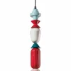 Ferroluce Hängelampe Keramik Petrol Bunt E27 Retro Design SILVIA< Wohnzimmerlampen|Keramiklampen