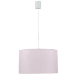 Kinderzimmerlampen|Kinderlampen*TK Lighting Hängelampe Kinder Baby Rosa Ø 40 cm rund Stoffschirm