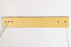 Hängelampen|Bürolampen*Invicta Interior Hängelampe Klassisch Metall in Gold E14 120 cm lang