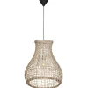 Hängelampen|Wohnzimmerlampen*By Rydéns Hängelampe Korb Boho 49 cm breit E27 aus Seegras Metall