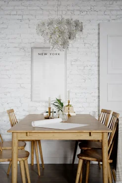 By Rydéns Hängelampe Kristall 51,5 cm breit H: max. 120 cm 5x E14< Hängelampen|Wohnzimmerlampen