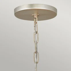 Hängelampen|Schlafzimmer Lampen*Elstead Hängelampe Kristall Edelstahl Ø 66 cm H: max. 386,2 cm rund