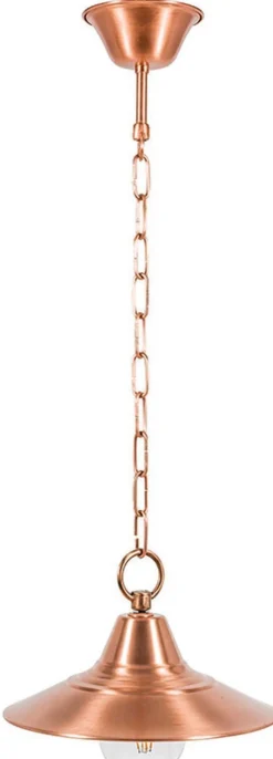 Lido Hängelampe Kupfer Echt-Messing rund Küche Esstisch< Messinglampen|Wohnzimmerlampen