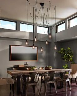 Industrie Lampen|Vintage Lampen*Elstead Hängelampe LANA Bronze Antik Ø13cm Pendelleuchte