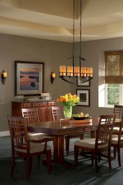 Elstead Hängelampe LAPIDE 5-flmg kürzbar Esszimmer Leuchte< Hängelampen|Rustikale Lampen