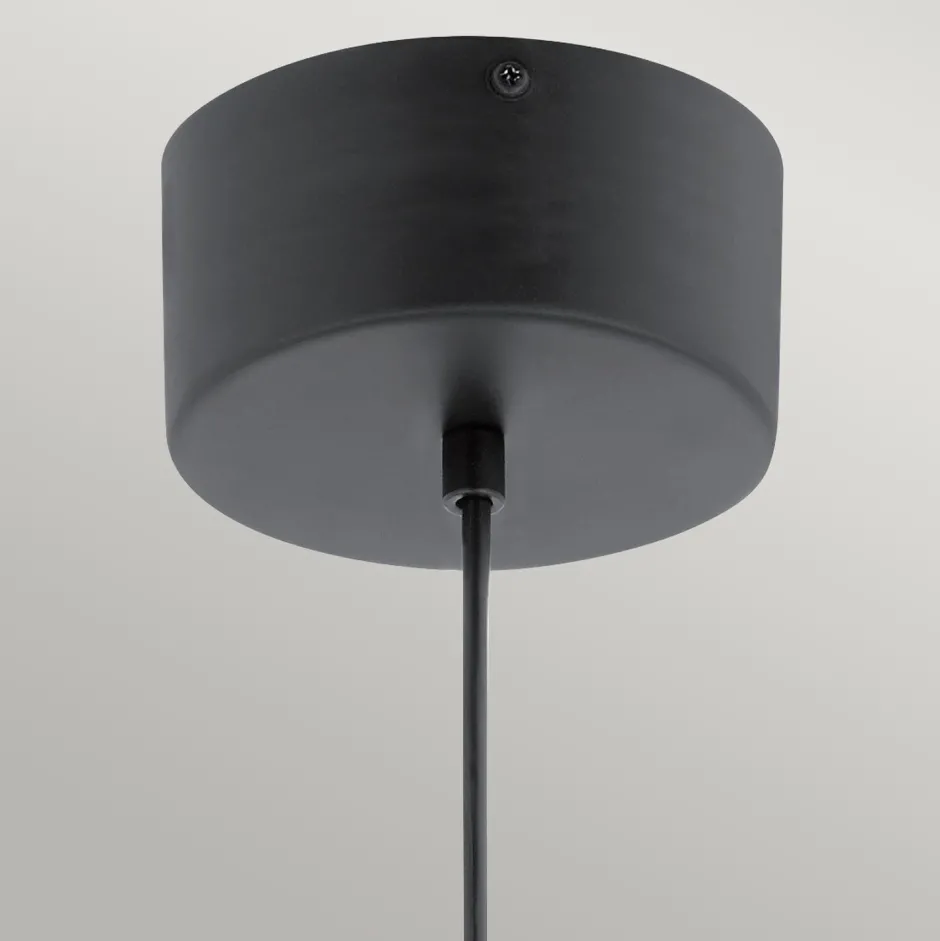 Elstead Hängelampe LED rund D: 20 cm Kugelschirm Schwarz< Hängelampen|Led Lampen