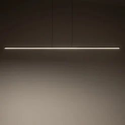 Metall Lampen|Wohnzimmerlampen*Nowodvorski Hängelampe LED Schwarz 3000 K 1000 lm B: 120 cm lang