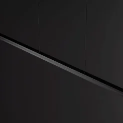 Metall Lampen|Wohnzimmerlampen*Nowodvorski Hängelampe LED Schwarz 3000 K 1000 lm B: 120 cm lang