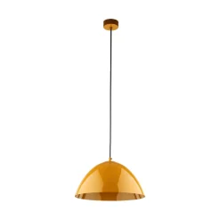 TK Lighting Hängelampe Metall Ø 34 cm H: max. 165 cm verstellbar Gelb E27< Hängelampen|Esszimmer Lampen