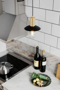 By Rydéns Hängelampe Metall 16 cm breit H: max. 350 cm für E27< Hängelampen|Esszimmer Lampen