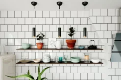 By Rydéns Hängelampe Metall B: 6 cm H: max. 120 cm Schwarz schmal GU10< Hängelampen|Wohnzimmerlampen