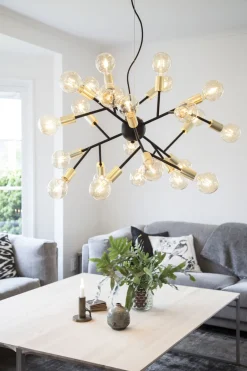 Hängelampen|Wohnzimmerlampen*By Rydéns Hängelampe Metall B: 80 cm H: max. 120 cm 24x E27