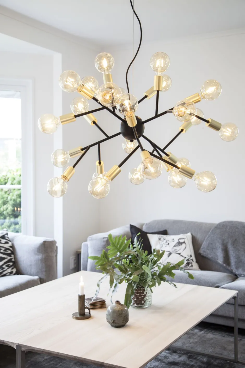 Hängelampen|Wohnzimmerlampen*By Rydéns Hängelampe Metall B: 80 cm H: max. 120 cm 24x E27