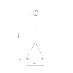 Hängelampen|Schlafzimmer Lampen*TK Lighting Hängelampe Metall Beige Ø 32 cm H: max. 165 cm E27