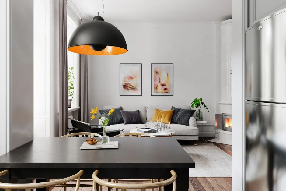 Hängelampen|Wohnzimmerlampen*By Rydéns Hängelampe Metall D: 53 cm H: max. 120 cm rund E27