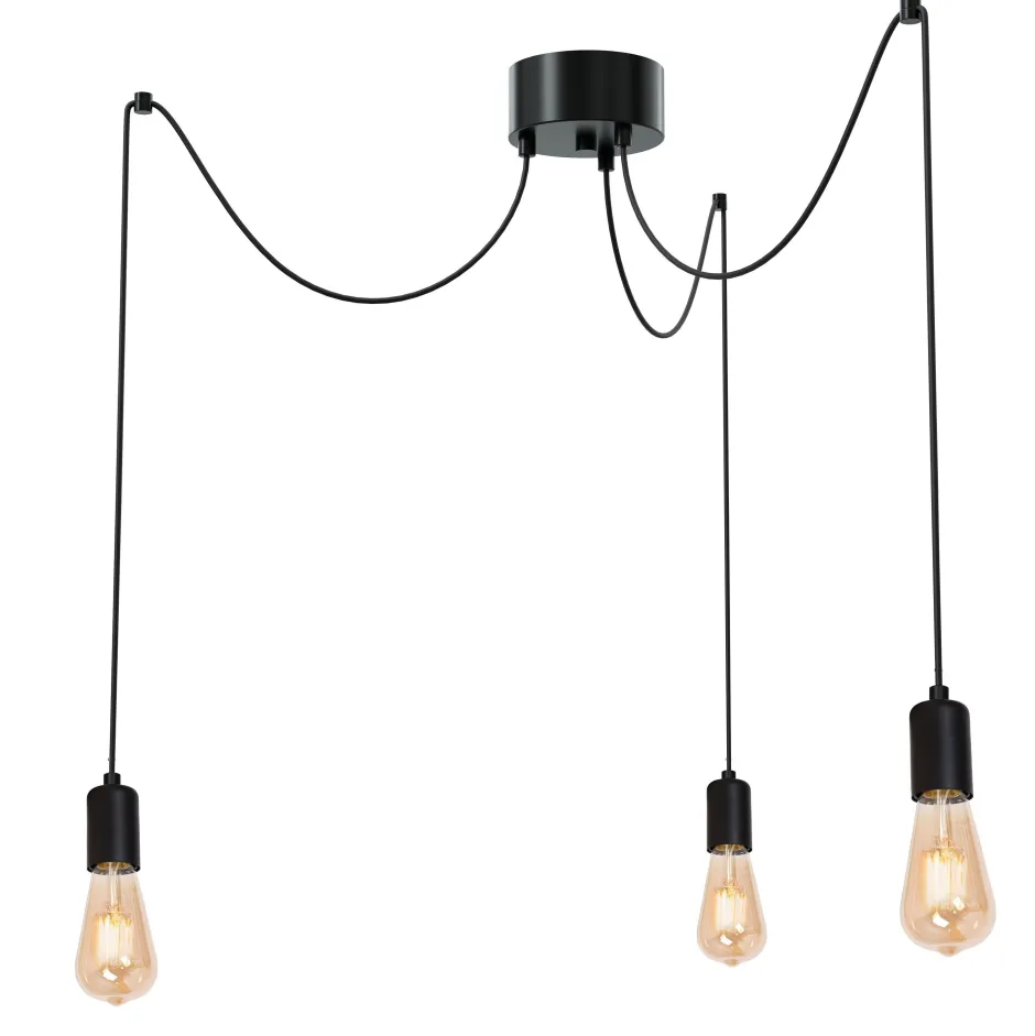 Luminex Hängelampe Metall 3-flammig Modern groß flexibel< Hängelampen|Esszimmer Lampen