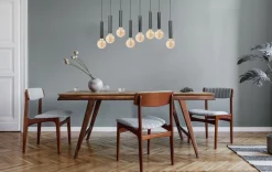 Masterlight Hängelampe Metall für E27 Schwarz Öl-Effekt Esstisch< Hängelampen|Wohnzimmerlampen