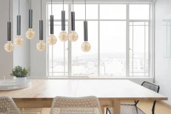 Masterlight Hängelampe Metall für E27 Schwarz Öl-Effekt Esstisch< Hängelampen|Wohnzimmerlampen