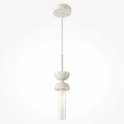 Maytoni Hängelampe Metall Glas G9 D: 10 cm rund Modern MARIA< Designerlampen|Glaslampen