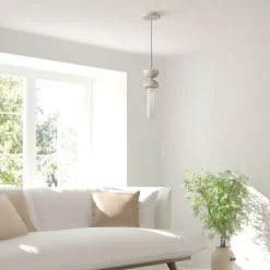 Maytoni Hängelampe Metall Glas G9 D: 10 cm rund Modern MARIA< Designerlampen|Glaslampen