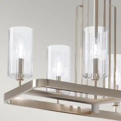 Elstead Hängelampe Metall Glas H: max. 162,5 cm Art Déco< Hängelampen|Bürolampen