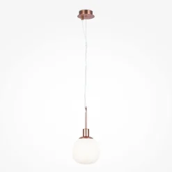 Hängelampen|Esszimmer Lampen*Maytoni Hängelampe Metall Glas rund D: 15 cm H: max. 153 cm E14