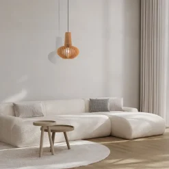 Maytoni Hängelampe Metall Holz D: 35 cm rund H: max. 340,5 cm< Küchenlampen|Lampen Aus Aller Welt