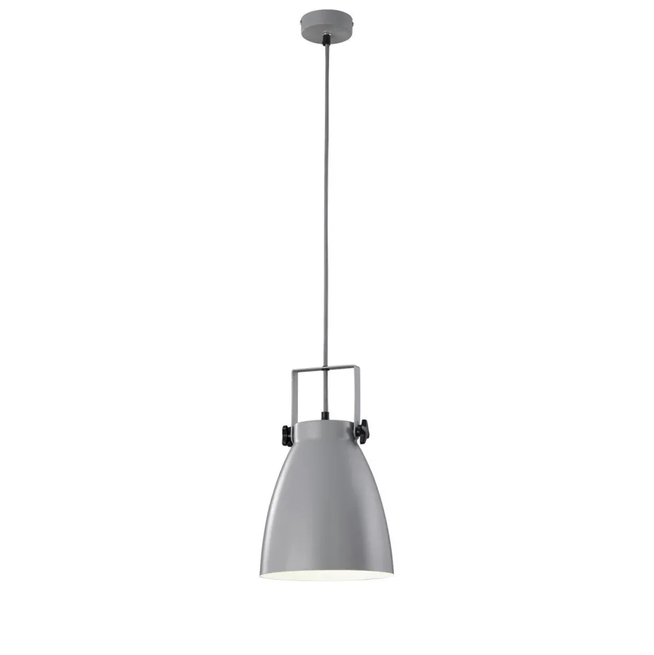 Trio Reality Hängelampe Metall in Grau E27 Ø 21 cm Industrial< Hängelampen|Esszimmer Lampen