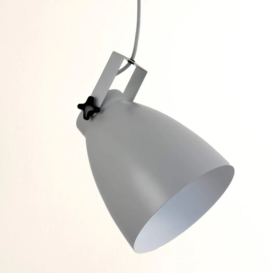 Trio Reality Hängelampe Metall in Grau E27 Ø 21 cm Industrial< Hängelampen|Esszimmer Lampen