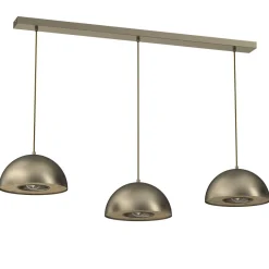 Hängelampen|Bürolampen*Luminex Hängelampe Metall in Titanium Gold 132 cm lang E27 Loft
