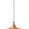 Ferroluce Hängelampe Metall Keramik E27 Ø 40 cm Gelb Shabby Antik< Wohnzimmerlampen|Keramiklampen