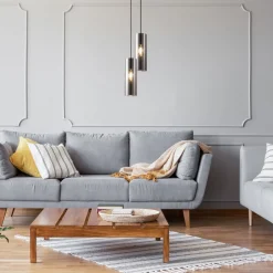 Maytoni Hängelampe Metall Rauchglas E14 rund D: 8 cm Chrom< Hängelampen|Esszimmer Lampen