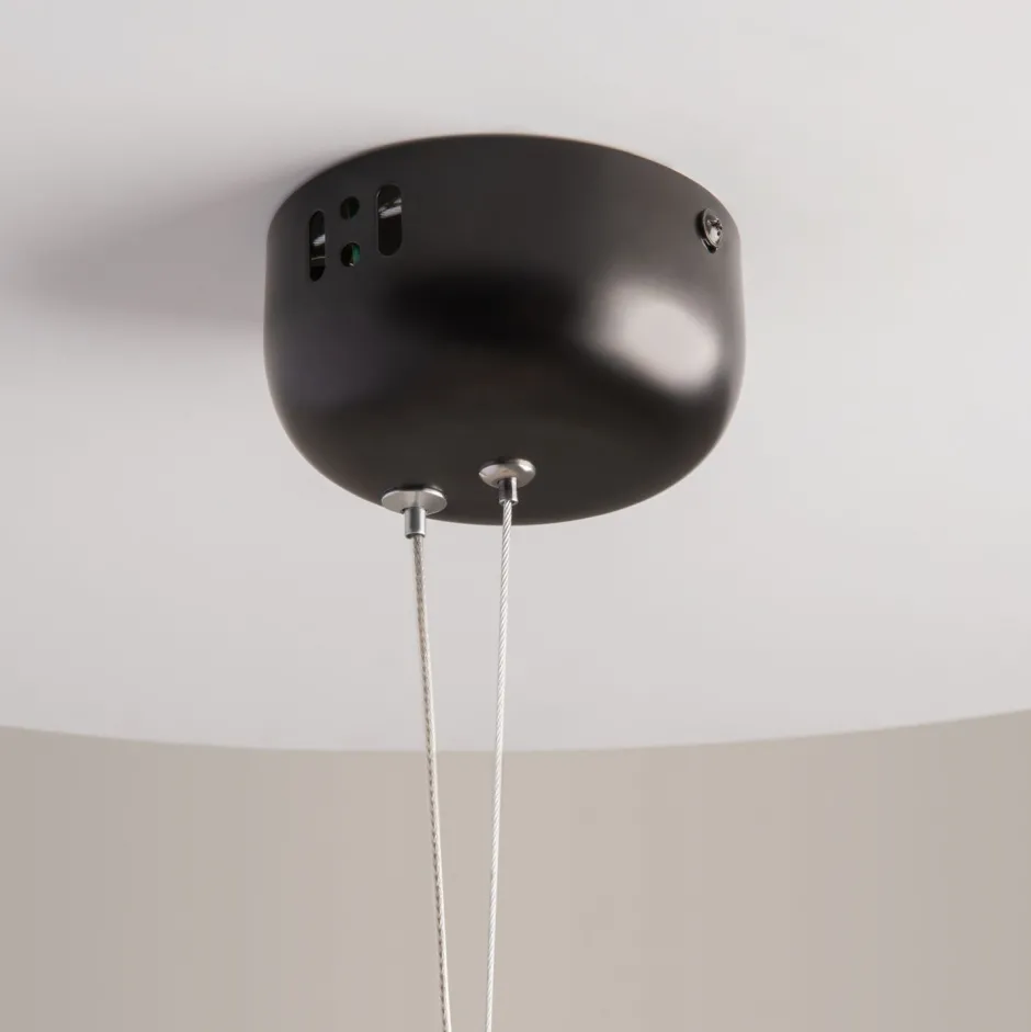 Hängelampen|Led Lampen*Maytoni Hängelampe Metall Rauchglas LED Ø 30,2 cm rund in Gold