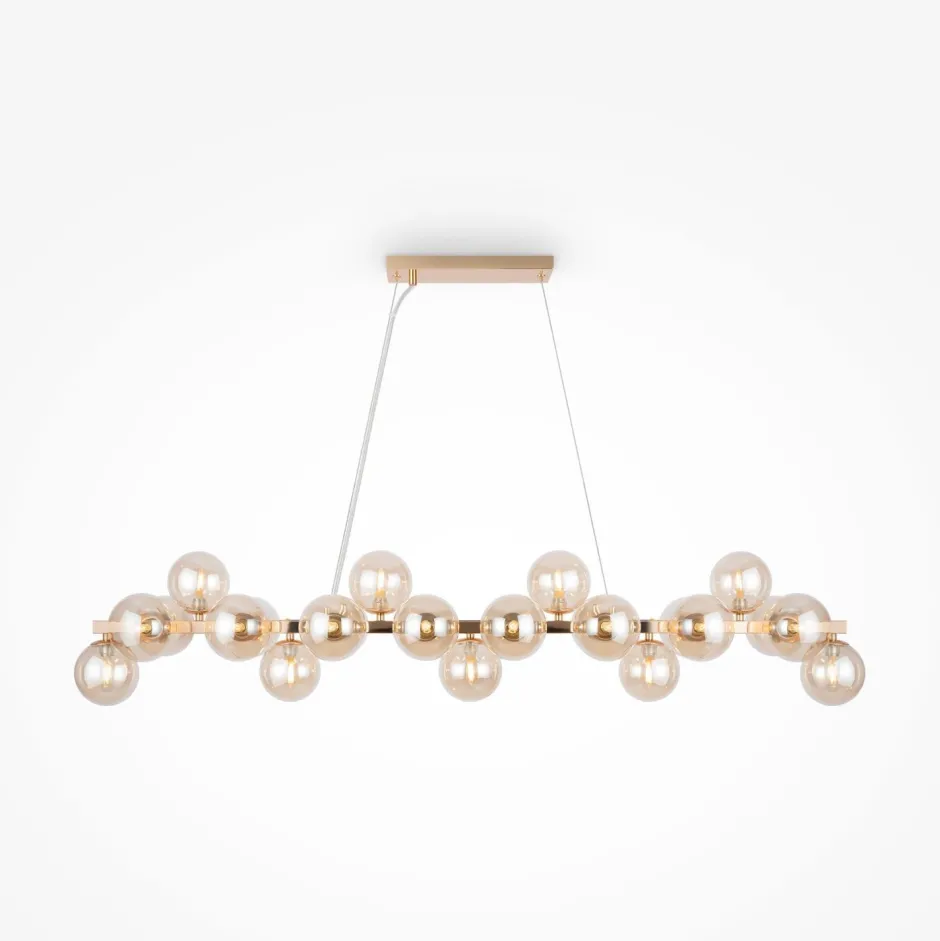 Hängelampen|Bürolampen*Maytoni Hängelampe Metall Rauchglas H: max. 133,9 cm G9 Modern