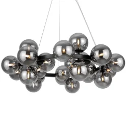 Maytoni Hängelampe Metall Rauchglas G9 69 cm breit Kugel Schirm< Hängelampen|Bürolampen