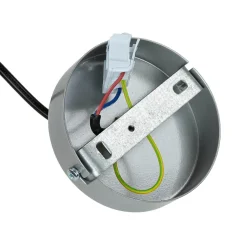 Hängelampen|Esszimmer Lampen*Easylight Hängelampe Metall rund Retro Chrom Kugelschirm