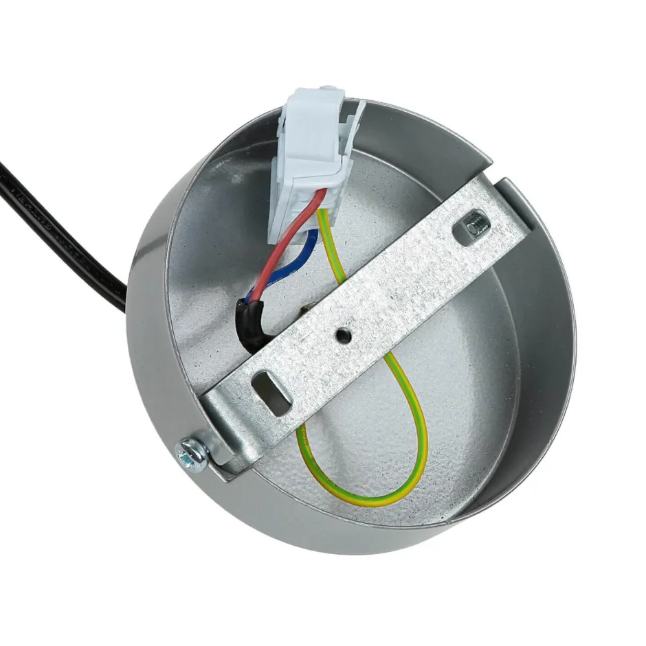 Hängelampen|Esszimmer Lampen*Easylight Hängelampe Metall rund Retro Chrom Kugelschirm