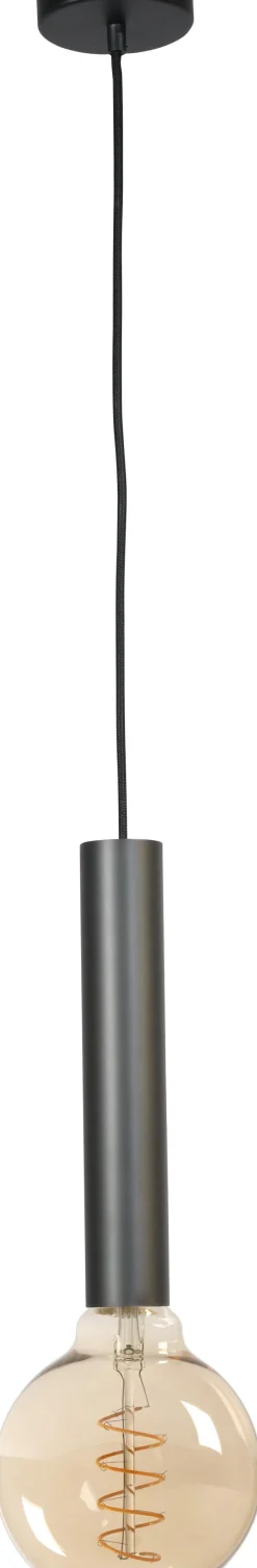 Hängelampen|Wohnzimmerlampen*Masterlight Hängelampe Metall Schwarz verstellbar für E27 ESJA
