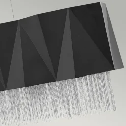 Moderne Lampen|Designerlampen*Elstead Hängelampe Metall Schwarz Silber Modern Design