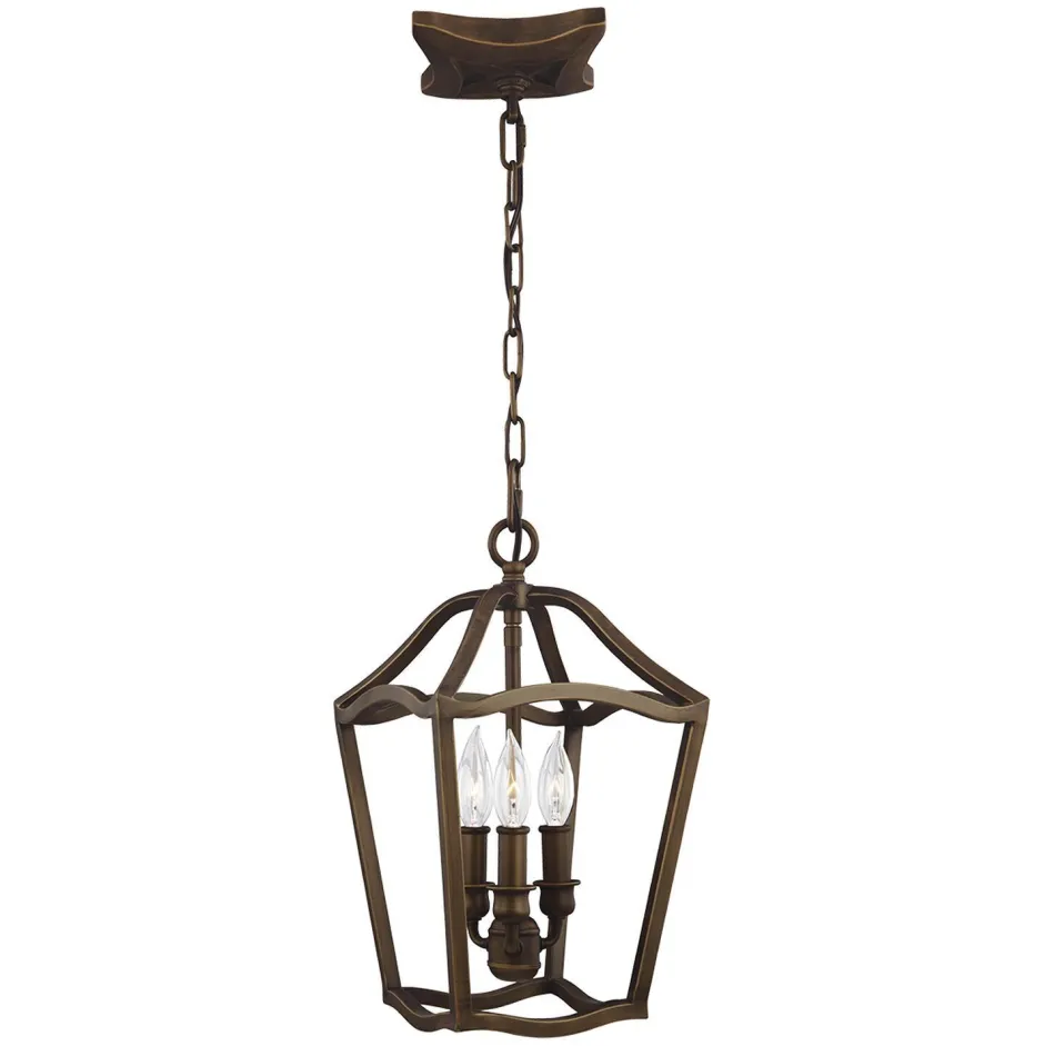 Elstead Hängelampe Metall Vintage Rustikal in Messing antik< Vintage Lampen|Wohnzimmerlampen