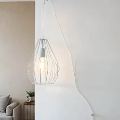 Hängelampen|Esszimmer Lampen*Easylight Hängelampe mit Stecker Kabel 5,5 m lang Grau flexibel